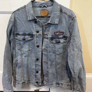 Delta SXSW 2024 Denim Jacket in Light Blue